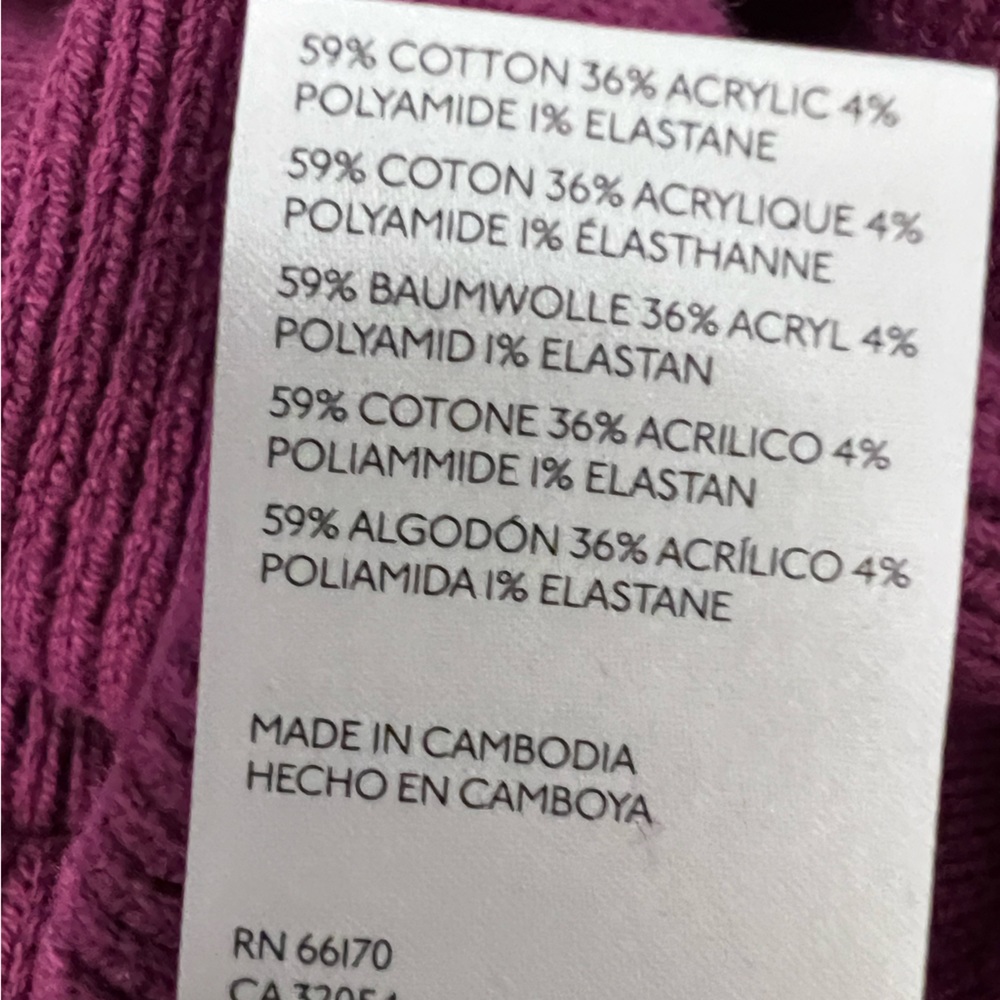 NWT $128 Free People Dreamy Mulberry Tunic (Oversized) Sweater - Medium - Picture 8 of 8
